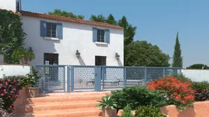 Ambiance GC EFLEZ décor HAVA Bleu pigeon